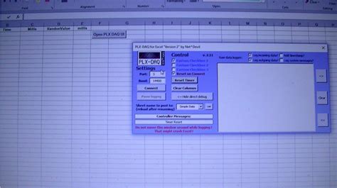 PLX DAQ V2 Arduino 的图像结果