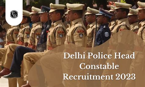 Delhi Police Head Constable Recruitment 2023, Check Exam Dates