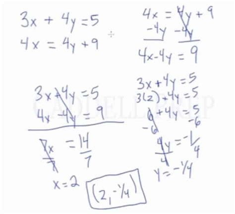 Image result for Solve Using Elimination