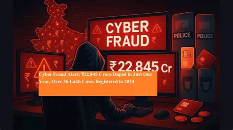 Cyber Fraud Alert: ₹22,845 Crore Duped in Just One Year, Over 36 Lakh ...