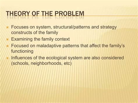 Brief strategic family therapy (bsft) | PPTX