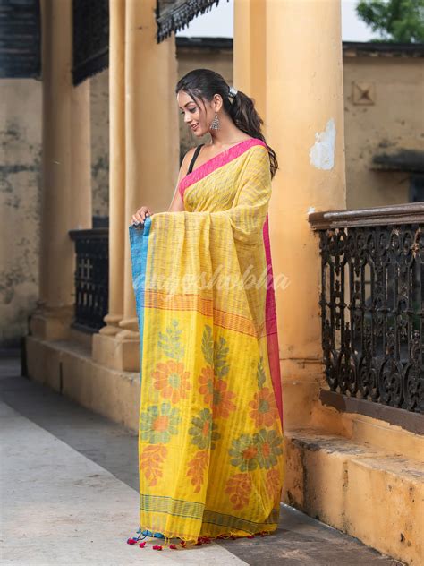 Ghicha Saree Online Shopping | Pure Ghicha Silk & Cotton – angoshobha