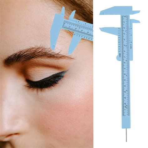 Buy 5 Pieces Eyebrow Measuring Ruler Vernier Caliper Tattoo Eyebrow ...
