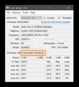 CPU Temp Monitor Software 的图像结果