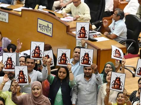 NEET protests rock MCD House; chaos forces repeated adjournments