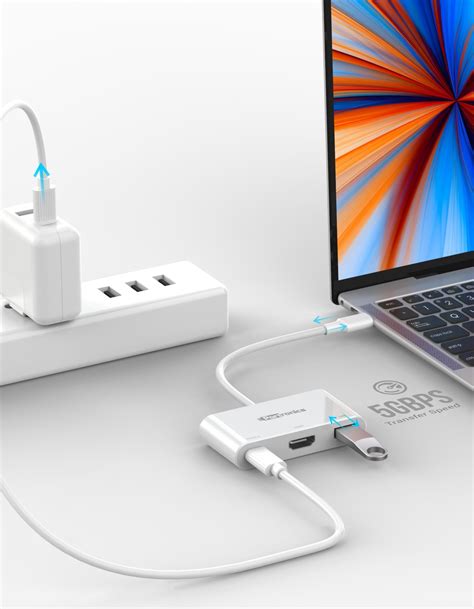 Buy Portronics C-Konnect: Type-C/USB/HDMI Multiport Adapter