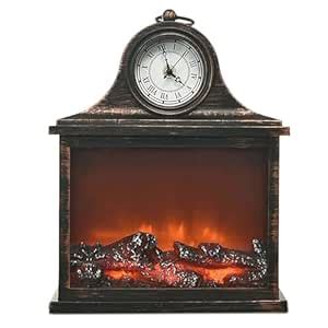 Buy Elevea 𝟏𝟓 𝐘𝐞𝐚𝐫𝐬 𝐆𝐮𝐚𝐫𝐚𝐧𝐭𝐞𝐞, decorative clock fireplace lamp ...