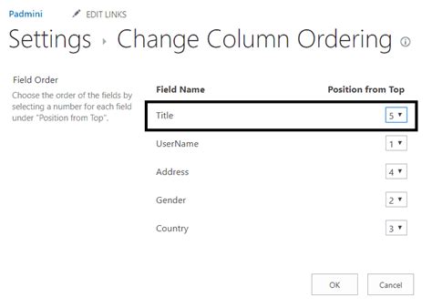 Image result for SharePoint List Form Order