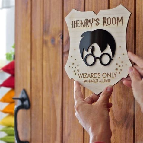 Harry Potter Themed Bedroom Door Sign By Jack Spratt