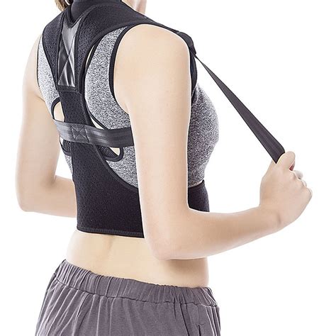 6 Type Back Posture Brace Belt Shoulder Support Corrector | Women ...