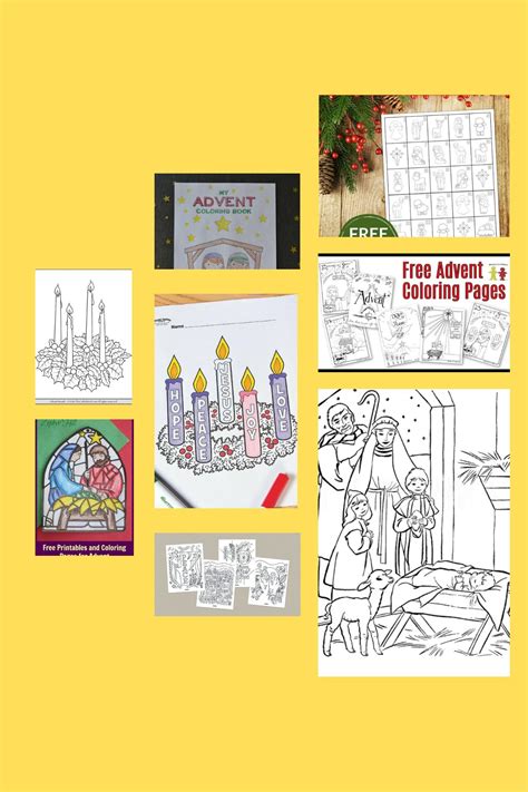 Advent Coloring Pages 的图像结果