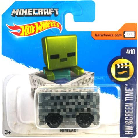 Hot Wheels Minecraft Minicart Tarjeta Corta | Shopee México