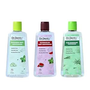 Buy Dr.Dento Mouthwash | Fresh Breath | No Artificial Flavors & Colors ...