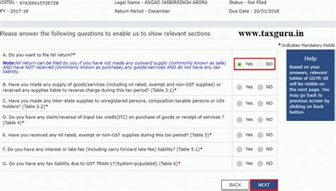 How to file ‘Nil’ Form GSTR-3B return Online with DSC or EVC