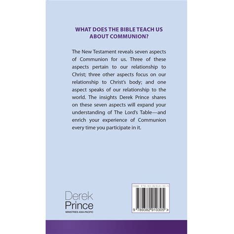 Power of Communion - English – Derek Prince Ministries India