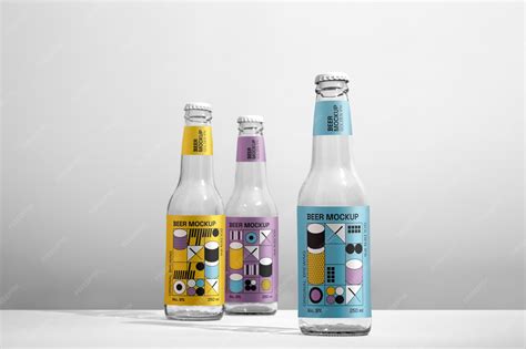 Beer bottle mockup design | Premium PSD