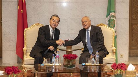 Wang Yi meets Arab League chief on practical cooperation