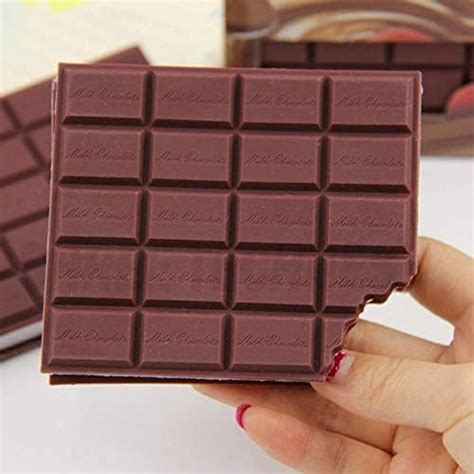 Omank® Chocolate Shaped Personal Desk Notepad Memo Book Small Diary ...
