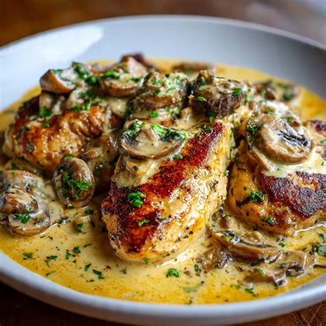 Creamy Mushroom Chicken: A Comforting and Easy Family Meal - Ritzy recipes