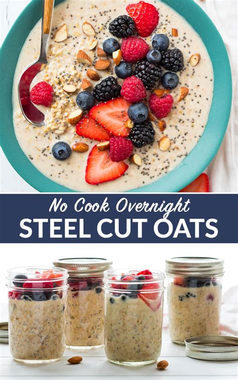 Overnight Steel Cut Oats | Easy Make Ahead Recipe