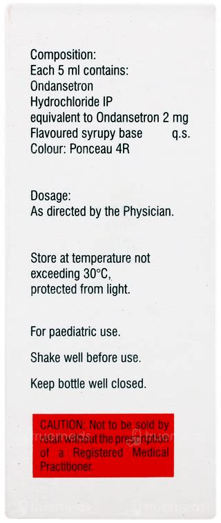 Zofer Syrup 30ml: Uses, Side Effects, Price & Substitutes