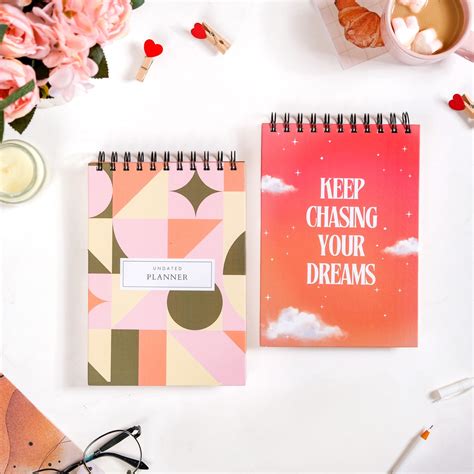 Chasing Dreams Undated Planner Set Of 2 Online - Premium Notebook ...