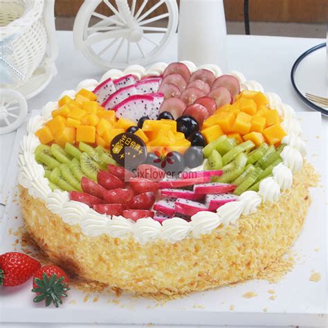 10寸方形水果蛋糕怎么做_10寸方形水果蛋糕的做法_豆果美食