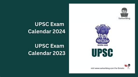 UPSC Exam Calendar 2024 UPSC Exam 2024 & 2023 Dates