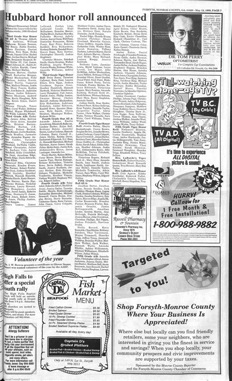 The Monroe County Reporter May 12, 1999: Page 7