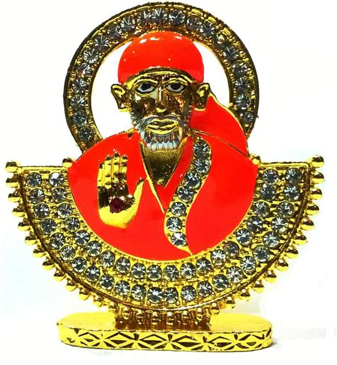Swarnim Jewellers Sai Baba Decorative Showpiece - 7 cm Price in India ...