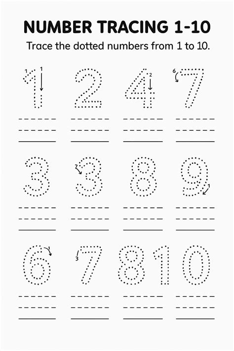 Tracing Letters & Numbers Worksheets - Free Image & PDF Printables