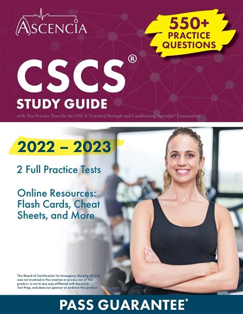 CSCS Exam Prep 2022: Study Guide with Practice Test Questions for the ...