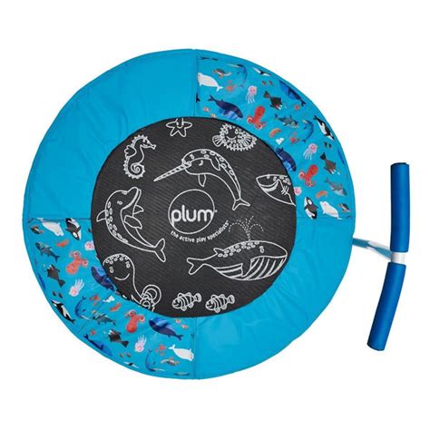 Plumplay Print & Sound Junior Bouncer Trampoline and Handle – The Moms ...