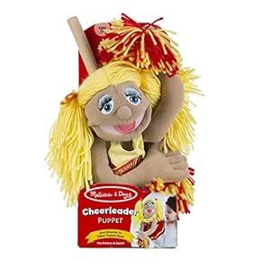 Buy Melissa & Doug Cheerleader Puppet with Detachable Wooden Rod for ...