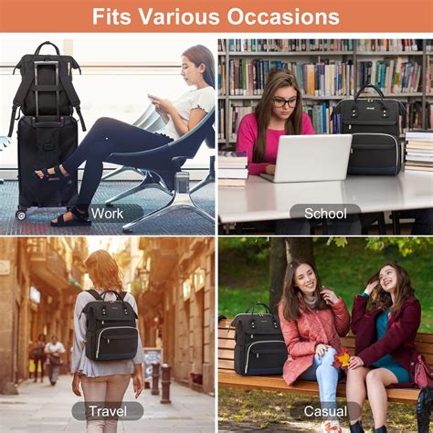 Buy LOVEVOOK Laptop Backpack for Women Computer Backpack Purse 15.6 ...
