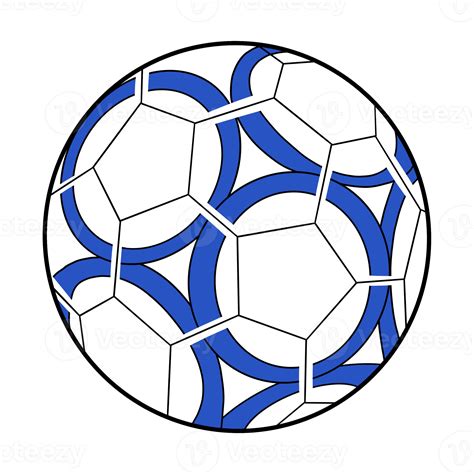 Blue Soccer Ball 15736369 PNG