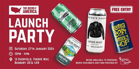 The Beers of America Launch Party, The Beers of America, Thorpe Way ...