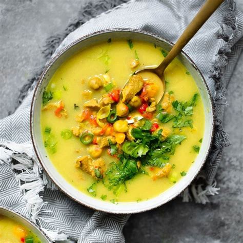 Golden Turmeric Chickpea Chicken Soup | Recipe Cart | Recipe Cart