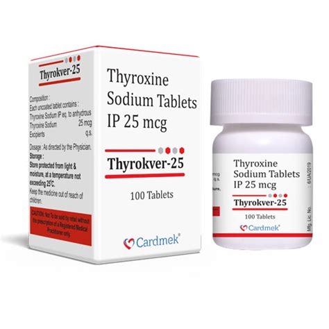 Thyrokver-25 Tablets (DPCO) Gelmek Healthcare Pvt. Ltd