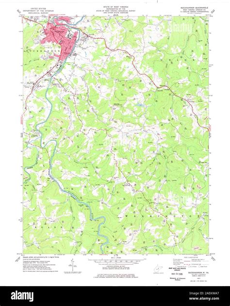 Buckhannon map hi-res stock photography and images - Alamy