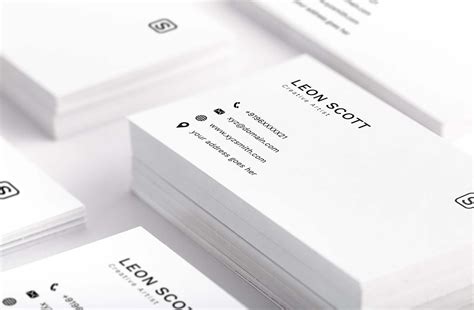 Simple Business Card Template 的图像结果