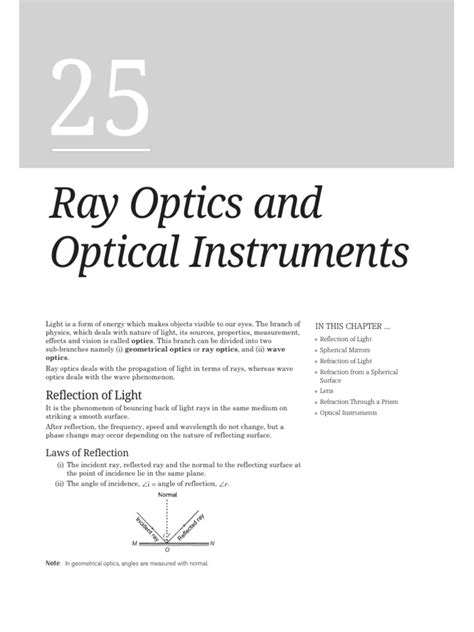 Ray Optics and Optical Instruments Peebles 的图像结果