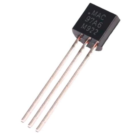MAC97A 600V - 0.8A Triac buy online at Best Price and Quality in India ...