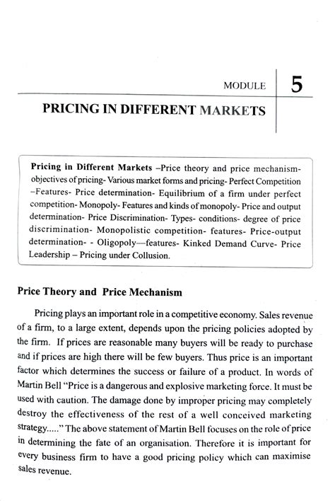 Module 5 PBD Pricing - B.com finance and taxition - Studocu
