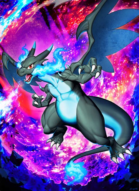 Mega Charizard X by GENZOMAN on DeviantArt