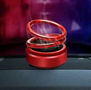 Shaktiii Car Solar Dash Aroma diffuser moving ball with 2 rings ...