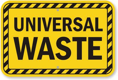 Image result for Universal Waste Sticker Label