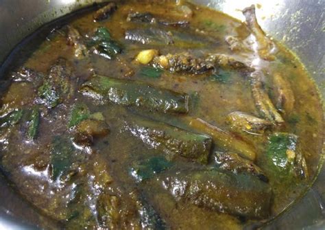 Brinjal Tyangra (Begun Tengra) Recipe by Anindita Bhowmik - Cookpad