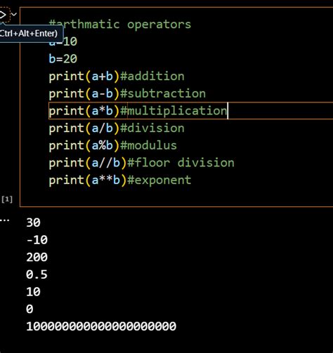 Image result for Python Numeric Operators