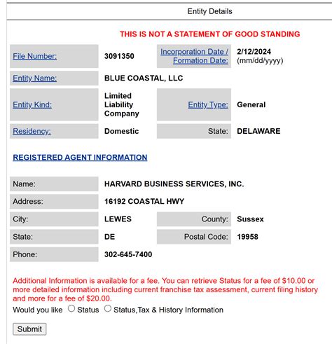 Delaware Business Entity Search: Find Company Details